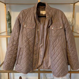 Tan Michael Kors Quilted Jacket (S)